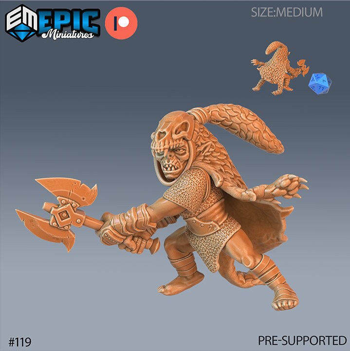 Goblin Goblin Scout front DND miniature Restless Bones 16k resin