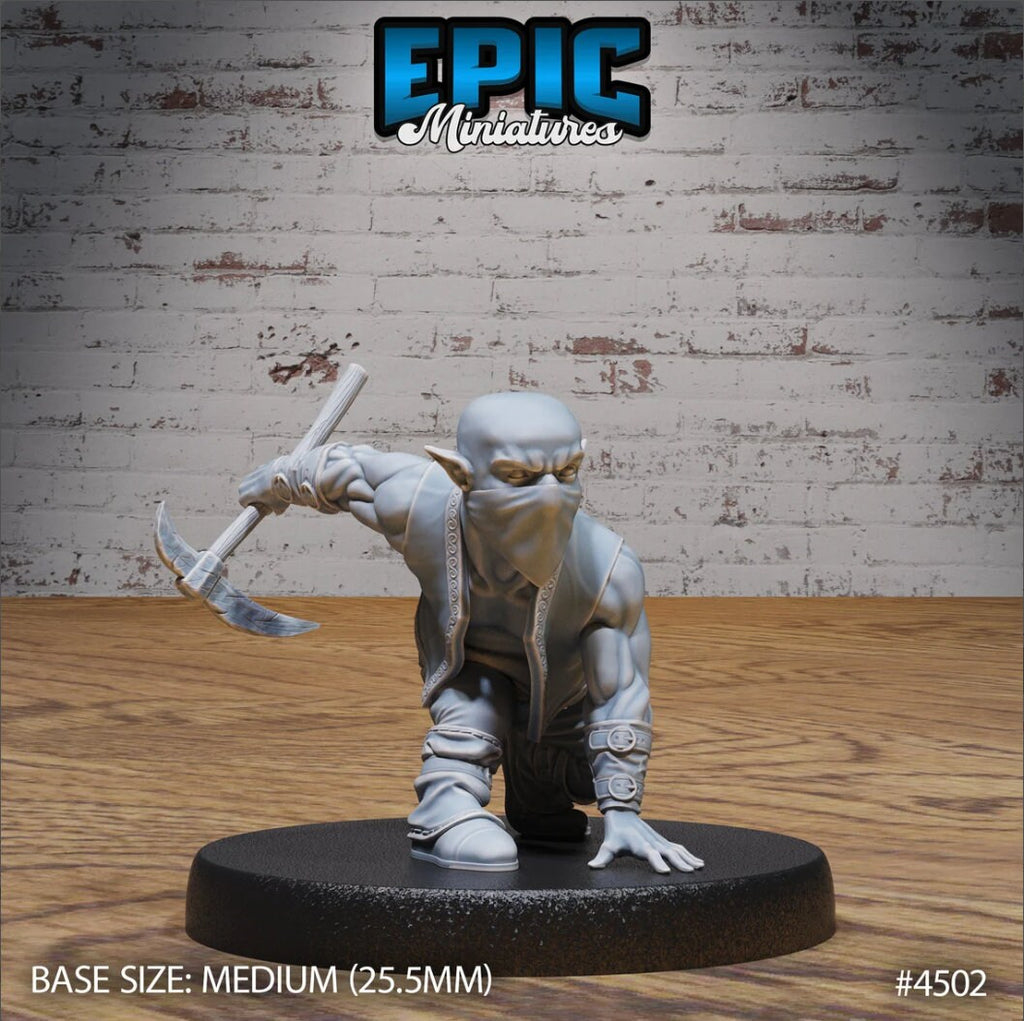 Deep Gnome Gnome 4501 front DND miniature Deep Dark Caves 16k resin