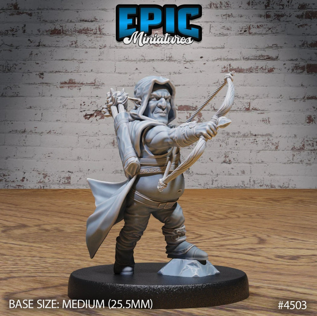 Deep Gnome Gnome 4502 front DND miniature Deep Dark Caves 16k resin