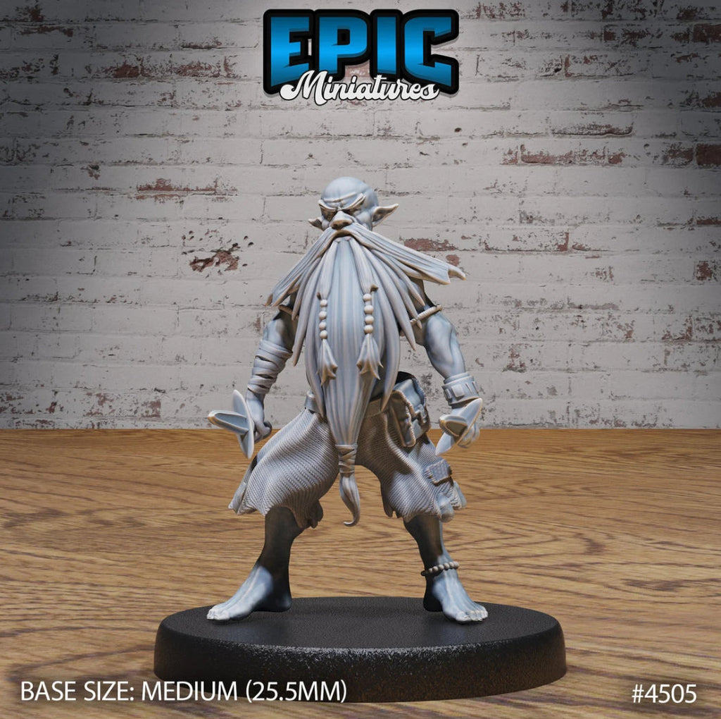 Deep Gnome Gnome 4503 front DND miniature Deep Dark Caves 16k resin