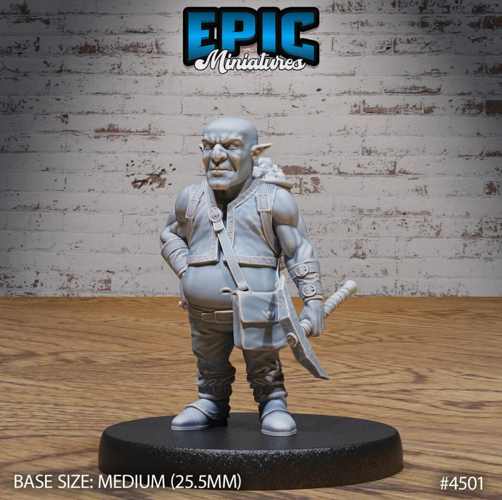 Deep Gnome Gnome 4506 front DND miniature Deep Dark Caves 16k resin