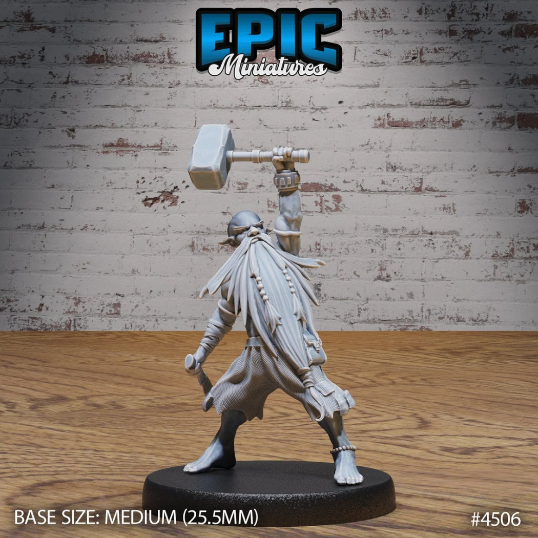 Deep Gnome Gnome 4505 front DND miniature Deep Dark Caves 16k resin