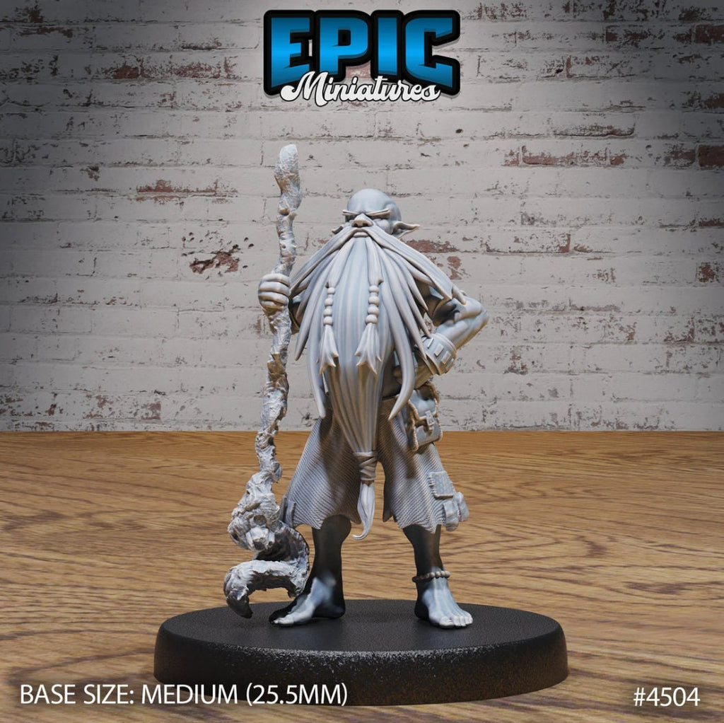 Deep Gnome Gnome 4504 front DND miniature Deep Dark Caves 16k resin