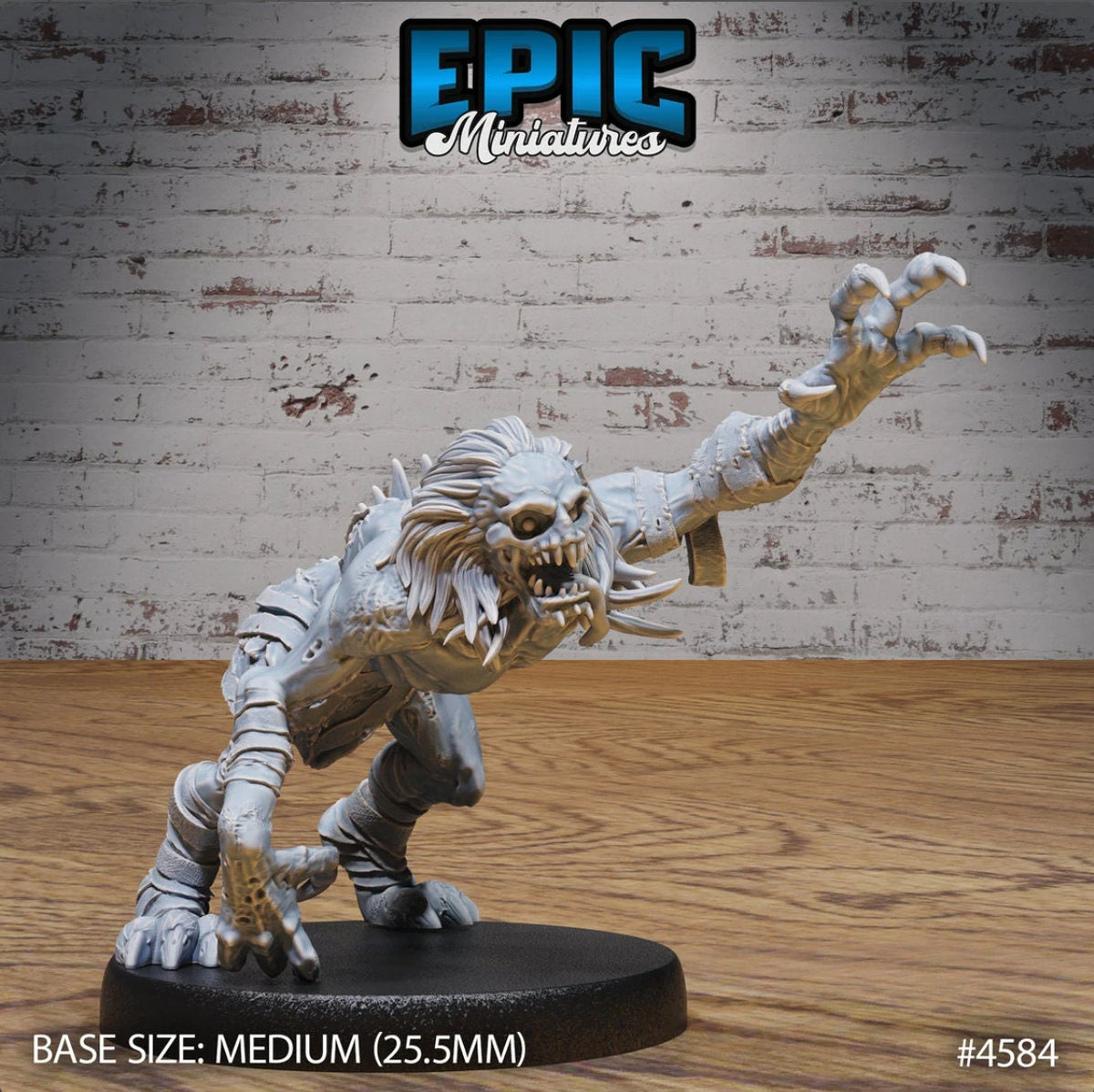 Ghoul Pick 10 Ghouls front DND miniature Vampire Invasion 16k resin