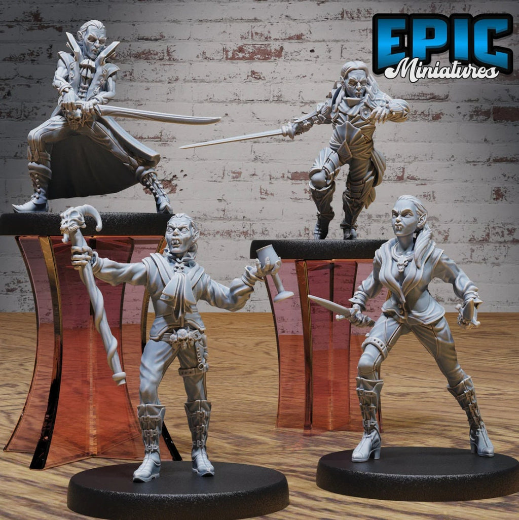Vampire Army Vampire Army 4574 front DND miniature Vampire Invasion 16k resin