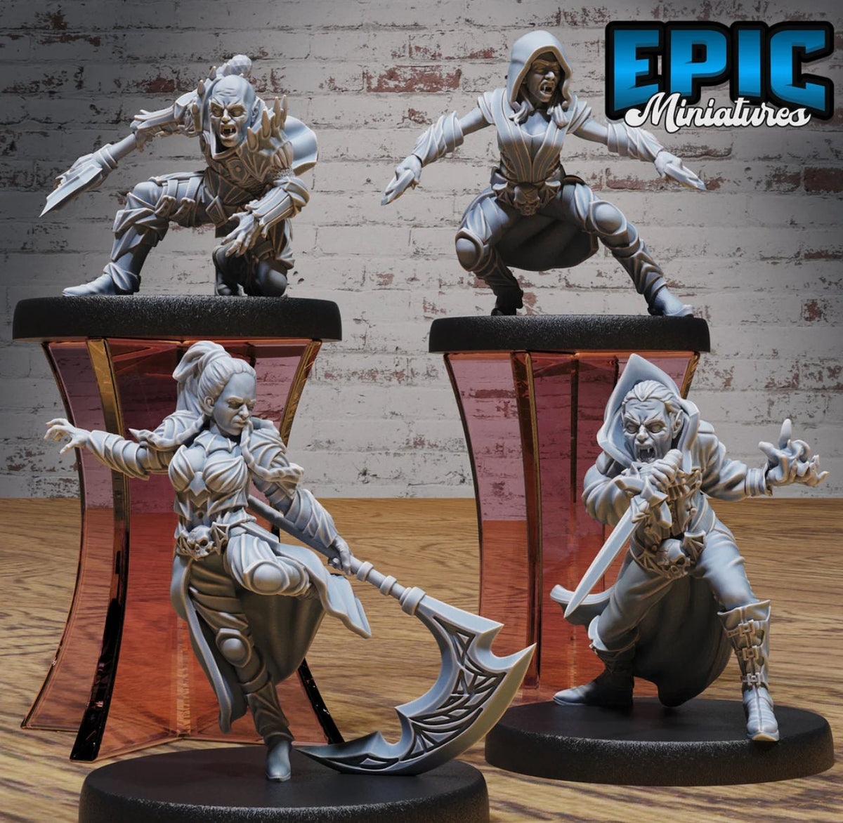 Vampire Army Vampire Army 4575 front DND miniature Vampire Invasion 16k resin