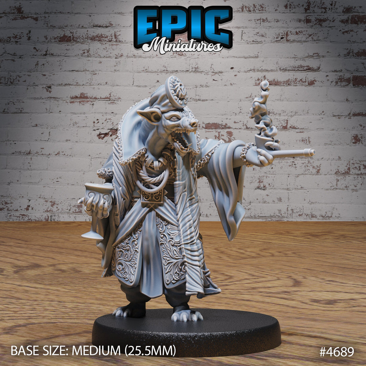Gnoll Tribe 4692 front DND miniature Beast Hunt 16k resin