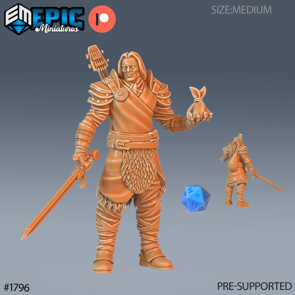 Noble Human Option #1796 front DND miniature Guild of Thieves 16k resin