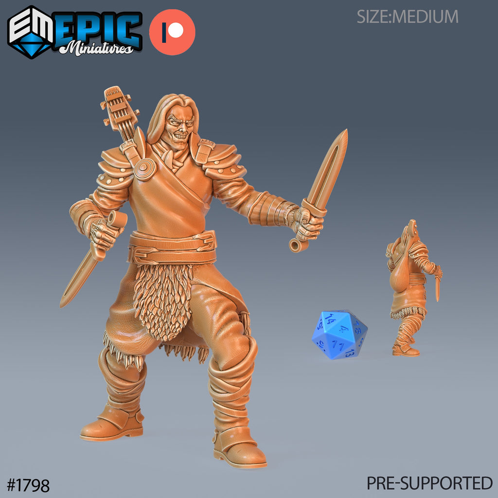 Noble Human Option #1798 front DND miniature Guild of Thieves 16k resin