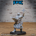 Medieval Cleric Monk Option #4616 front DND miniature Faith Defender 16k resin