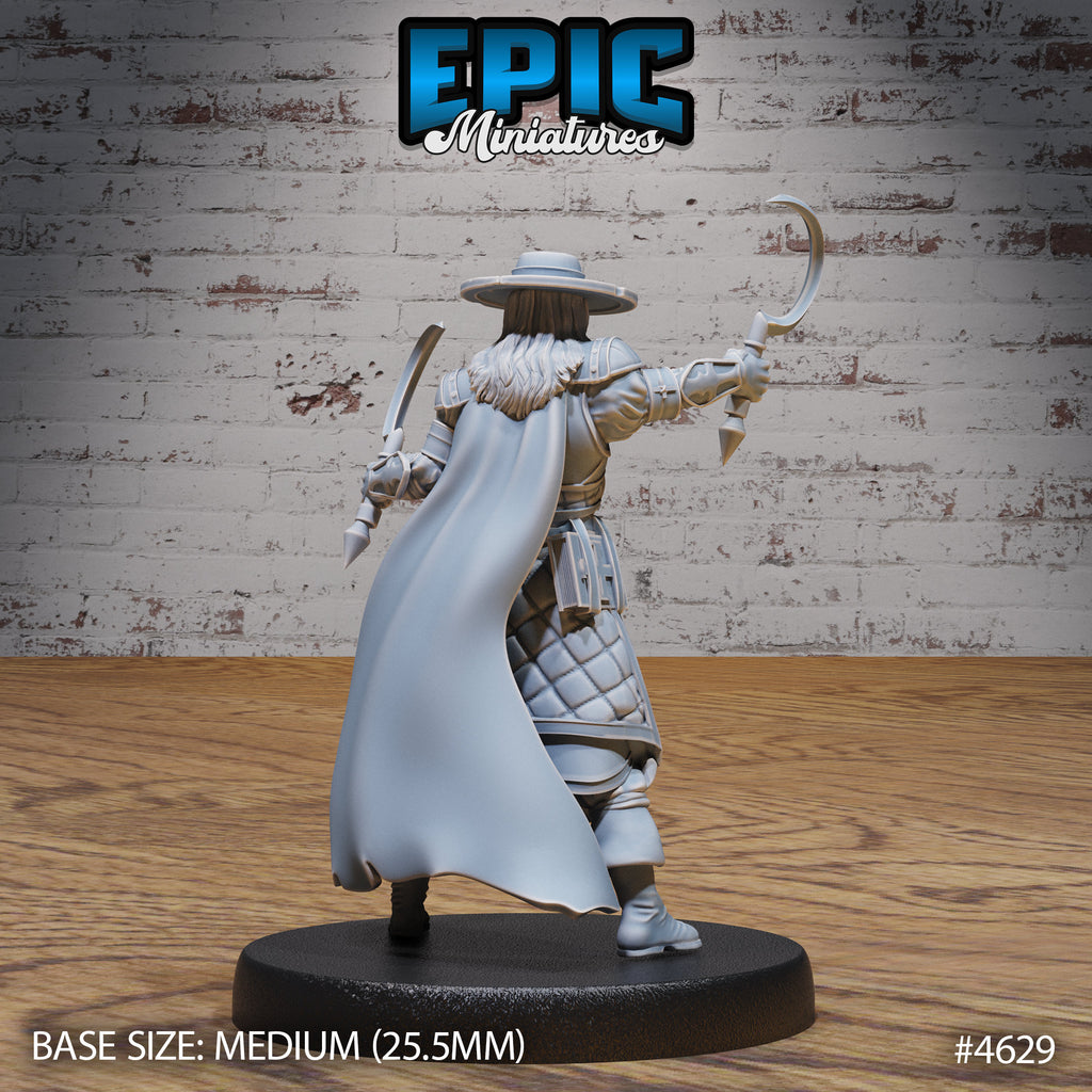 Monster Hunter Van Helsing Option #4629 back DND miniature Faith Defender 16k resin