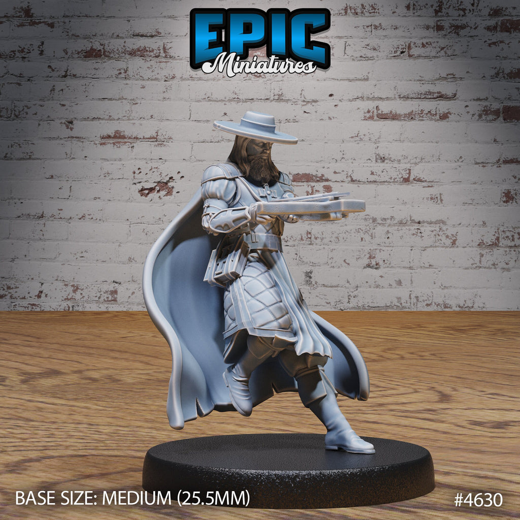 Monster Hunter Van Helsing Option #4630 front DND miniature Faith Defender 16k resin