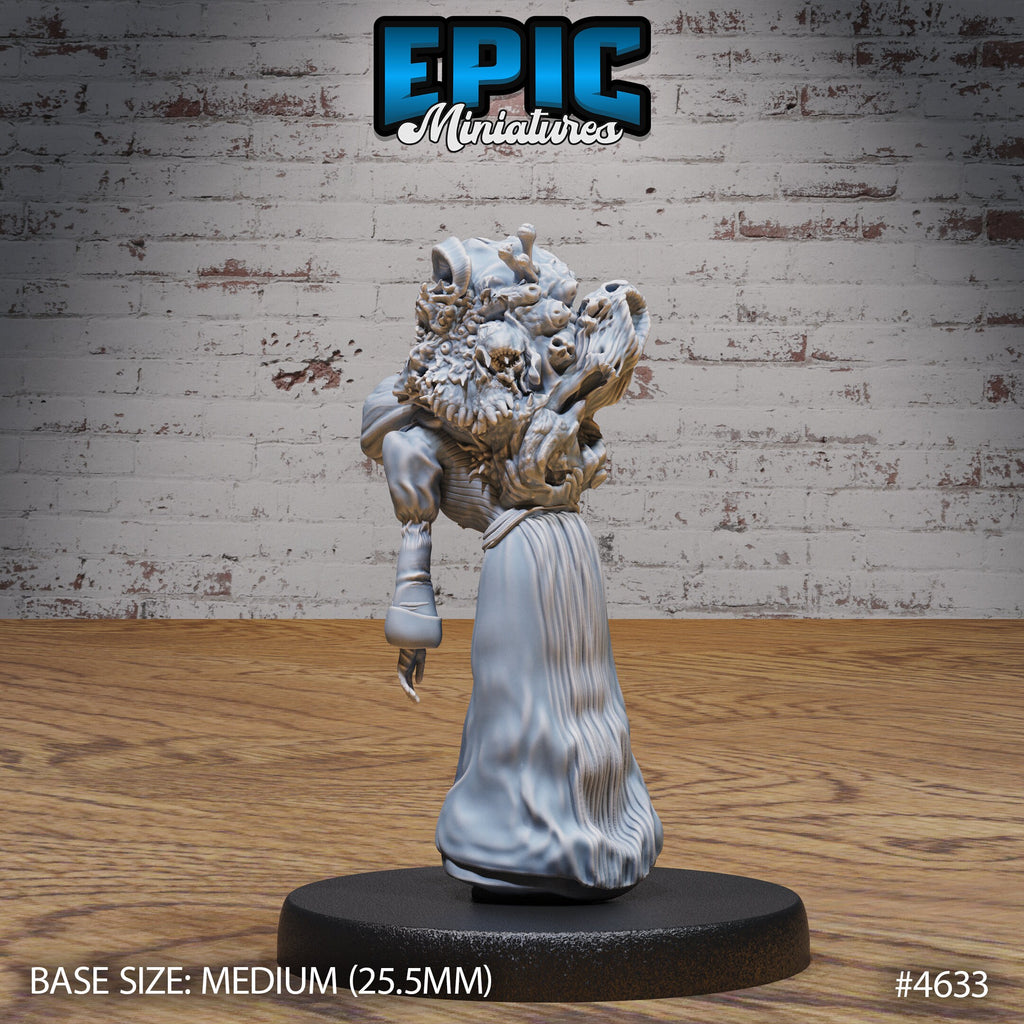 Possessed Nun Set of 3 DND Minis | Faith Defender Collection | TTRPG | Grimdark Waterdeep Gothic Corrupted Mork Borg Evil Fiend Markovia Option #4631 back DND miniature  16k resin