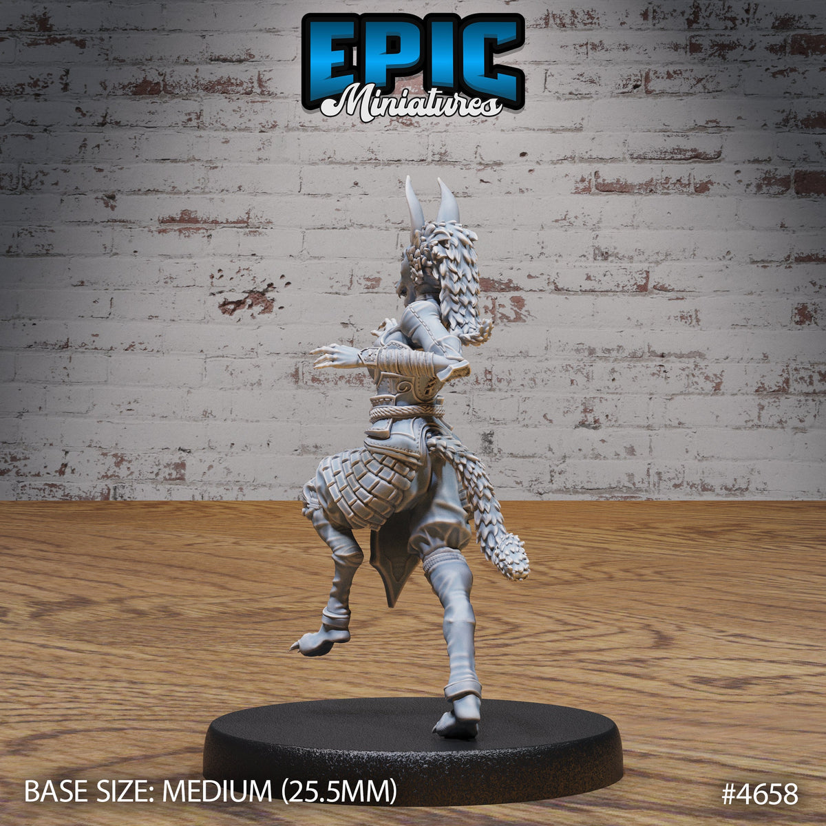 Jackalwere Female Option #4659 back DND miniature Beast Hunt 16k resin