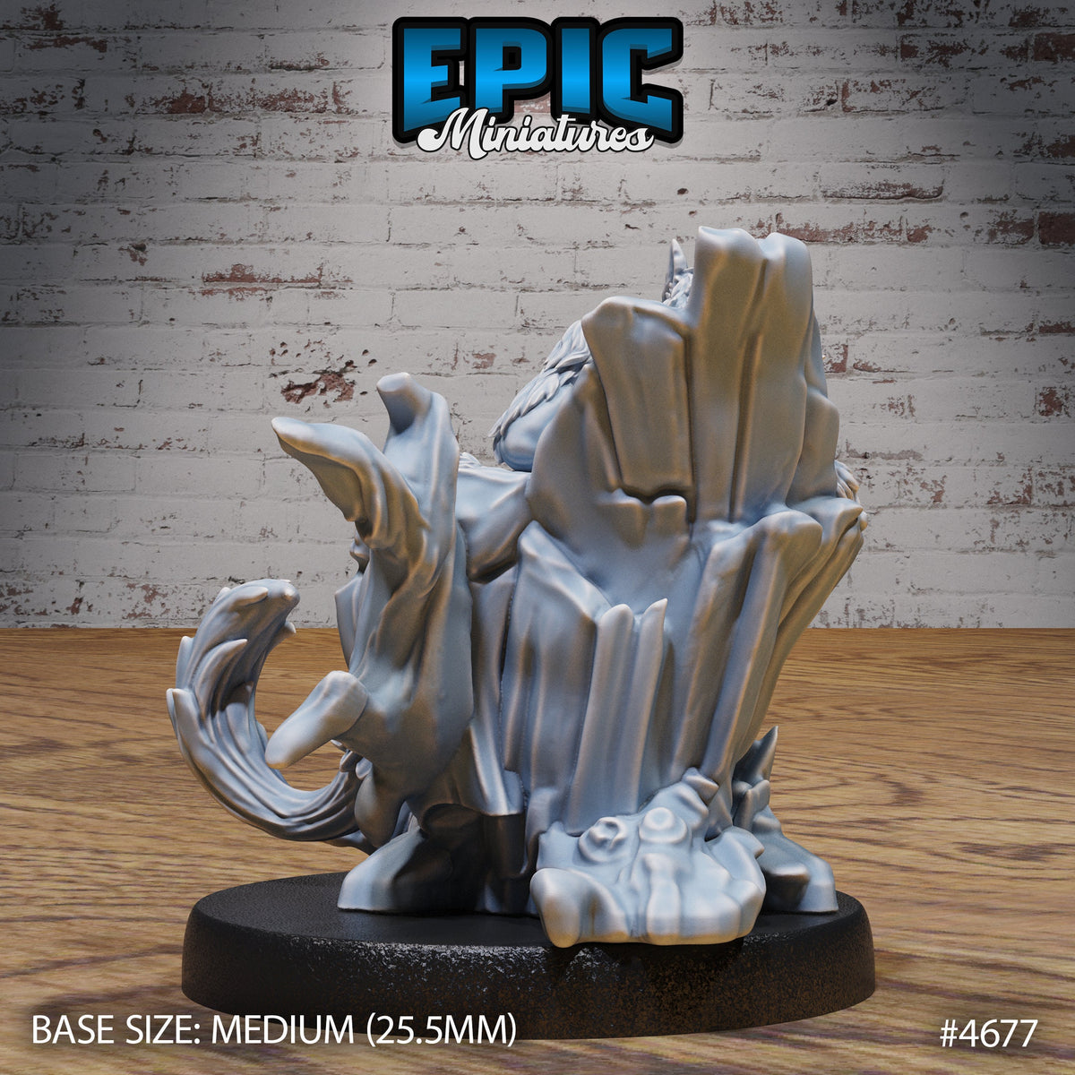 Werewolf Female Option #4677 front DND miniature Beast Hunt 16k resin