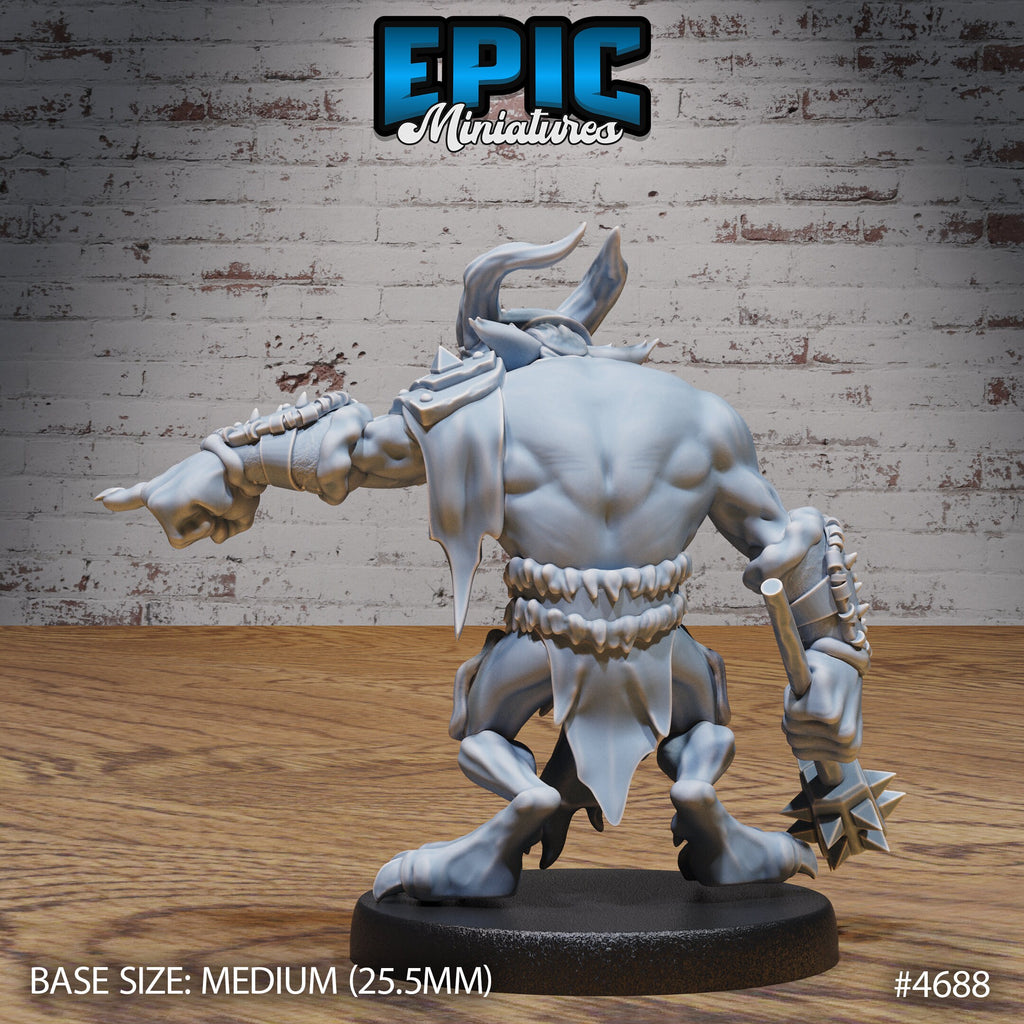 Skull Bear Option #4686 back DND miniature Beast Hunt 16k resin
