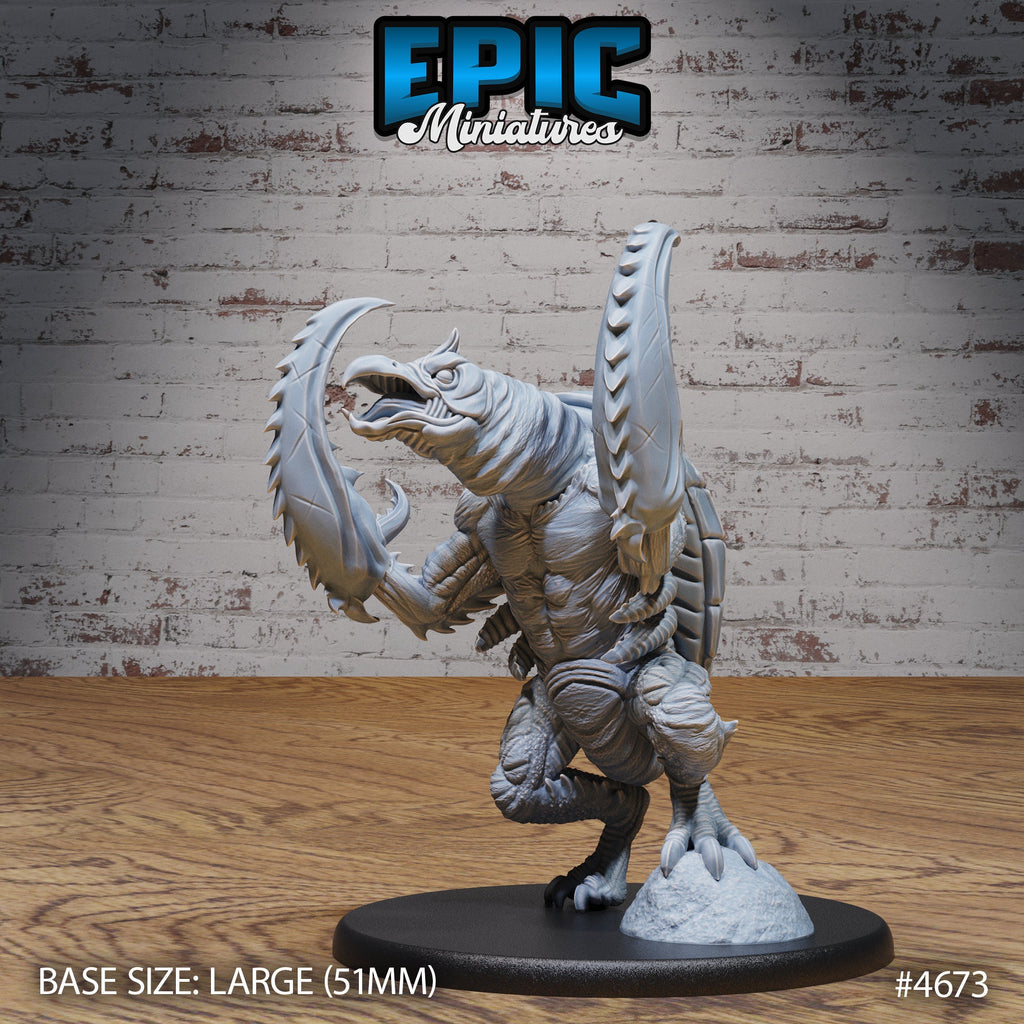 Hook Horror Classic Option #4673 front DND miniature Beast Hunt 16k resin