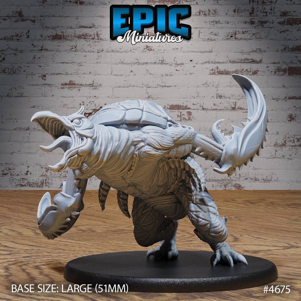 Hook Horror Classic Option #4675 front DND miniature Beast Hunt 16k resin