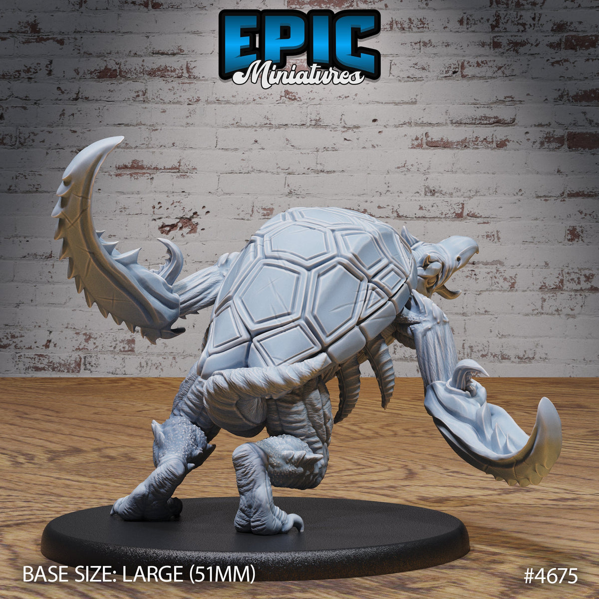 Hook Horror Classic Option #4675 back DND miniature Beast Hunt 16k resin