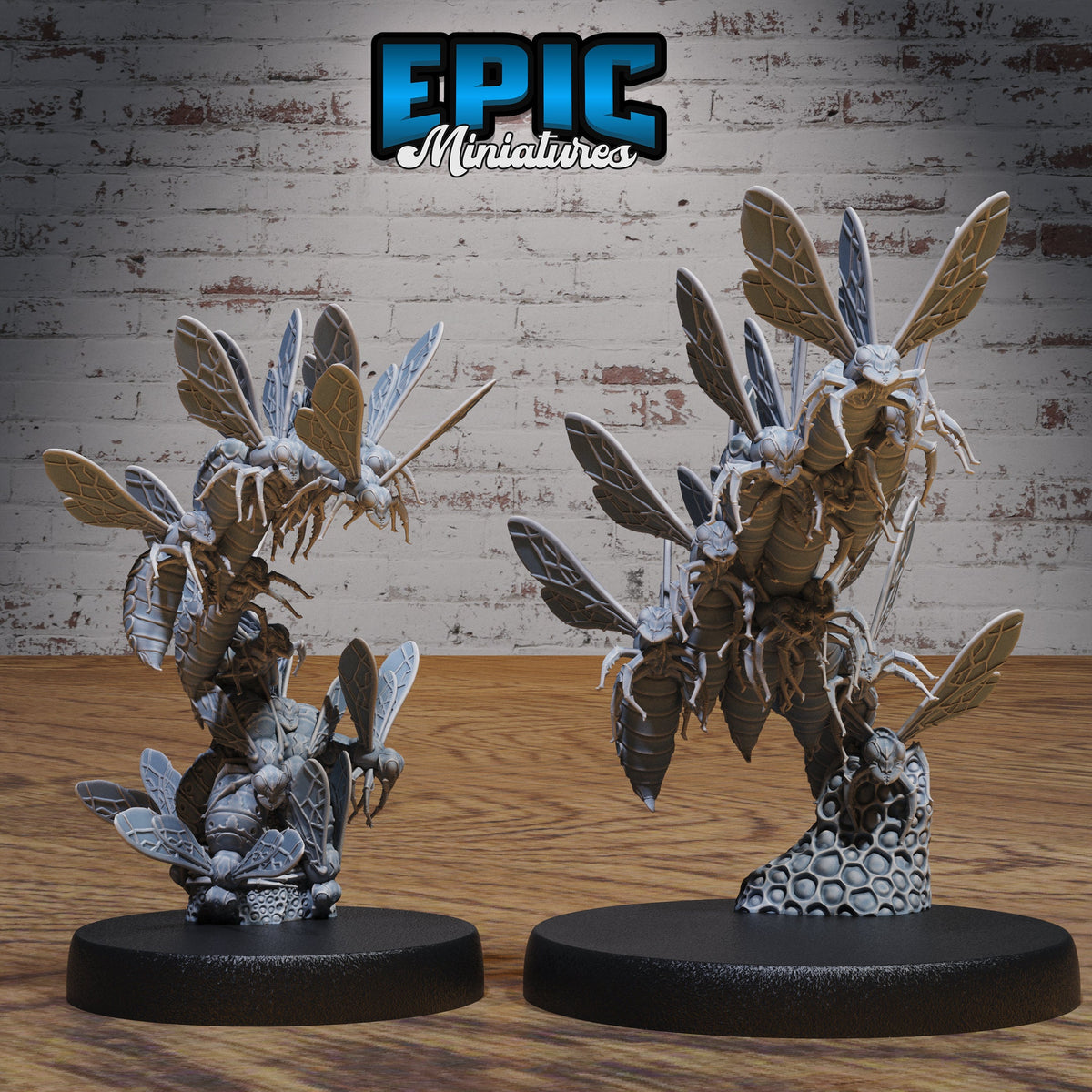 Wasp Swarm Set of 2 DND miniatures group photo Beast Hunt