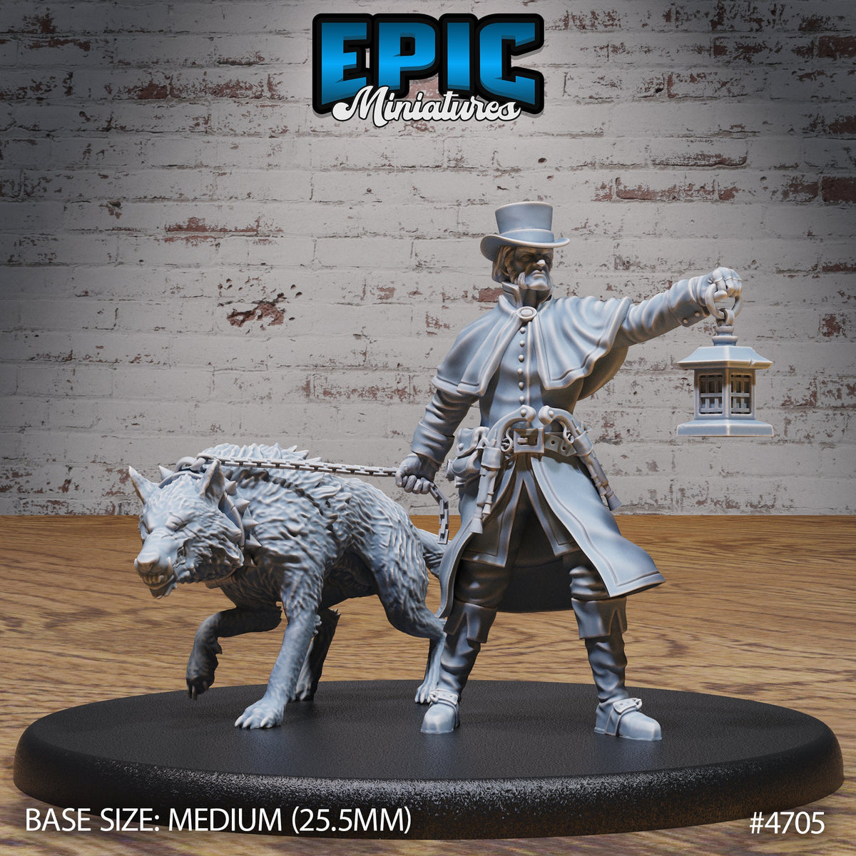Beast Watch and Tame Wolf Set of 3 DND miniatures group photo Beast Hunt