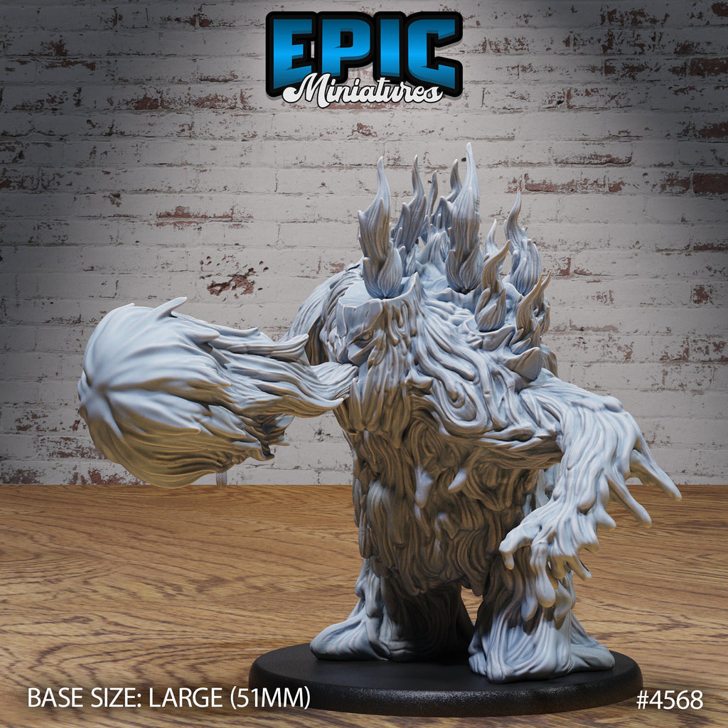 Candle Wax Golem Option #4568 back DND miniature Vampire Invasion 16k resin