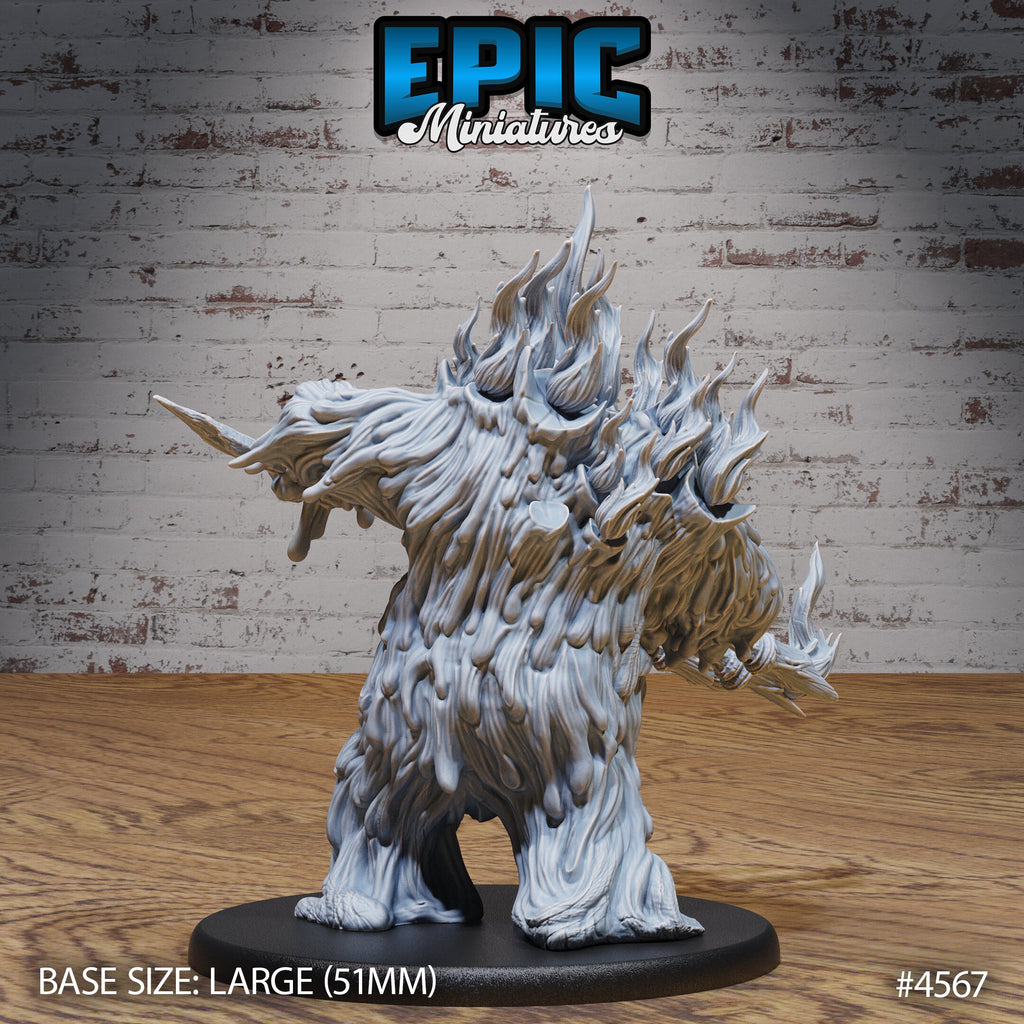 Candle Wax Golem Option #4568 front DND miniature Vampire Invasion 16k resin