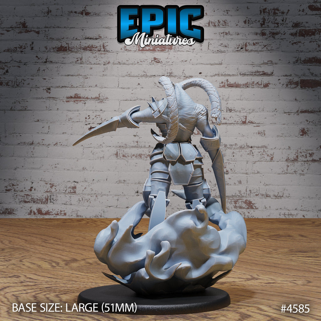 Armored Nightwalker Option #4585 back DND miniature Vampire Invasion 16k resin