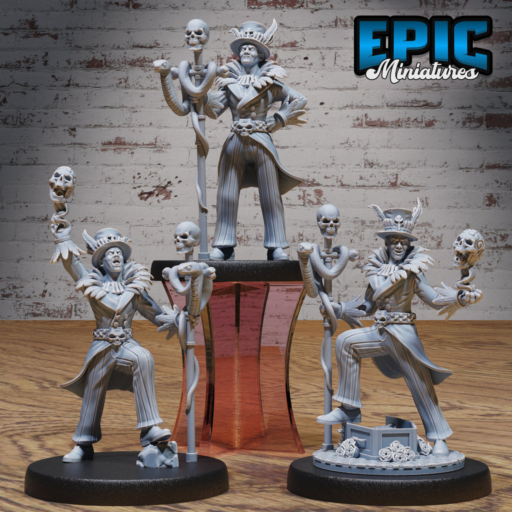 Soul Magician Set of 3 DND miniatures group photo Safari Tour