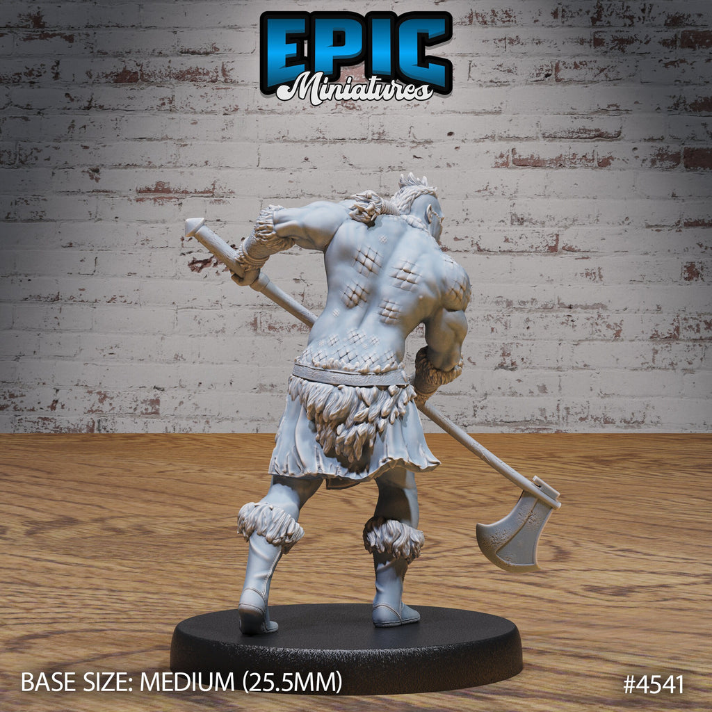 Dragon Blood Warrior Option #4542 back DND miniature Safari Tour 16k resin