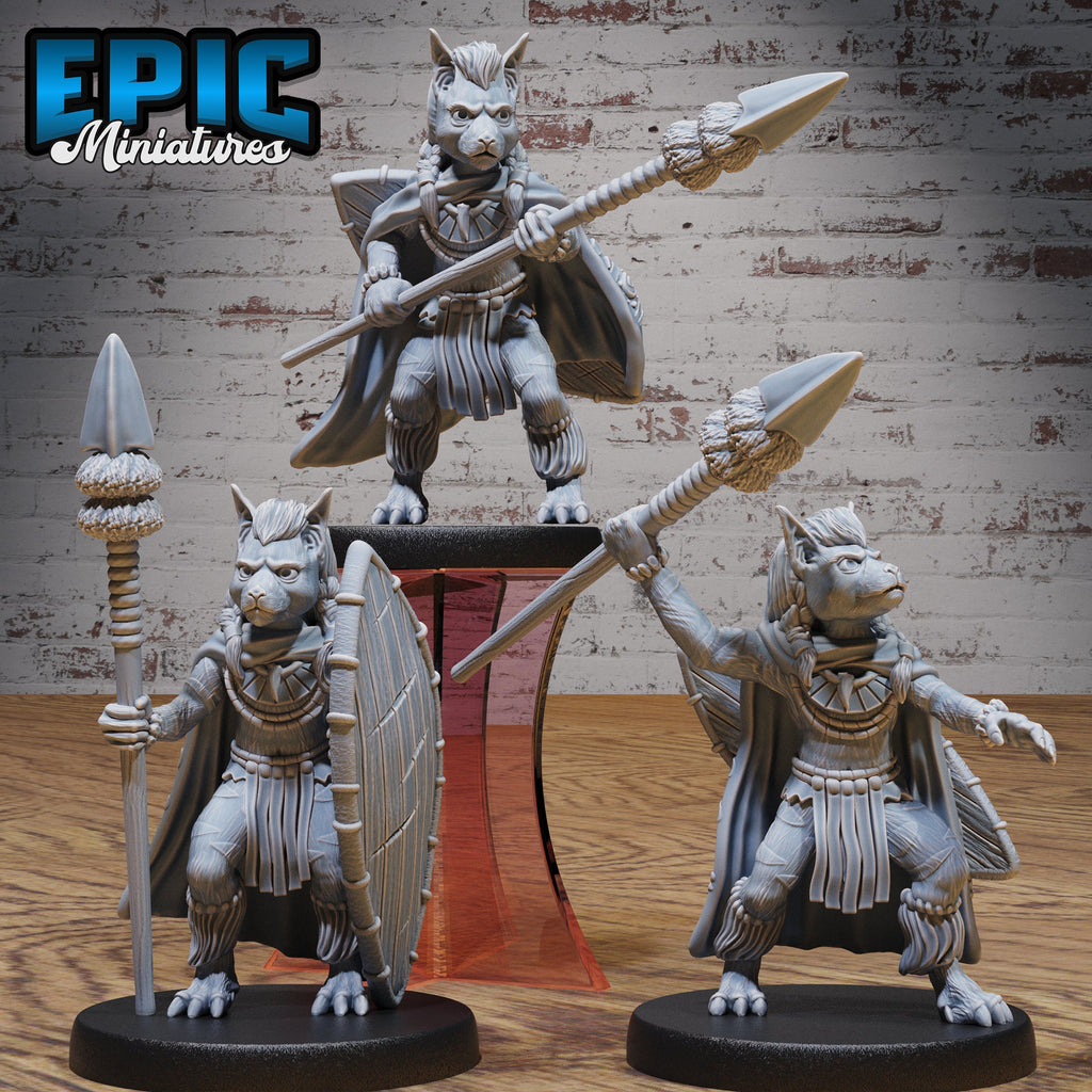 Beast Folk Tribe Set of 3 DND miniatures group photo Safari Tour