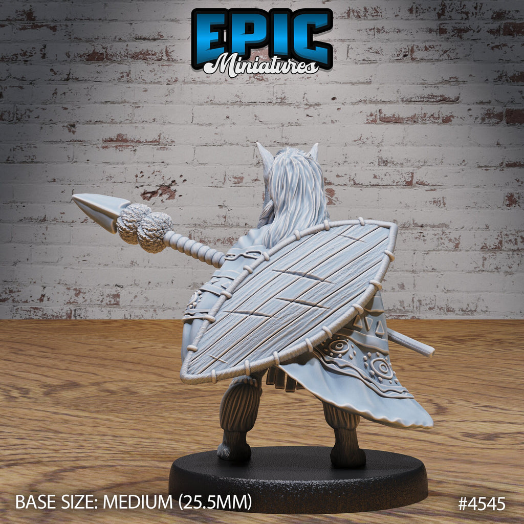 Beast Folk Tribe Option #4543 back DND miniature Safari Tour 16k resin