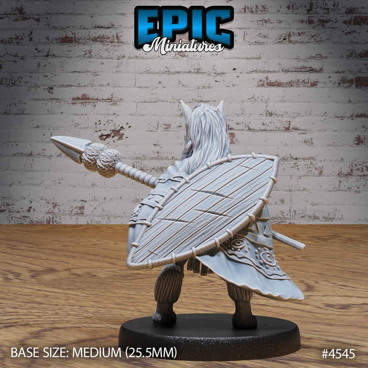 Beast Folk Tribe Option #4543 back DND miniature Safari Tour 16k resin