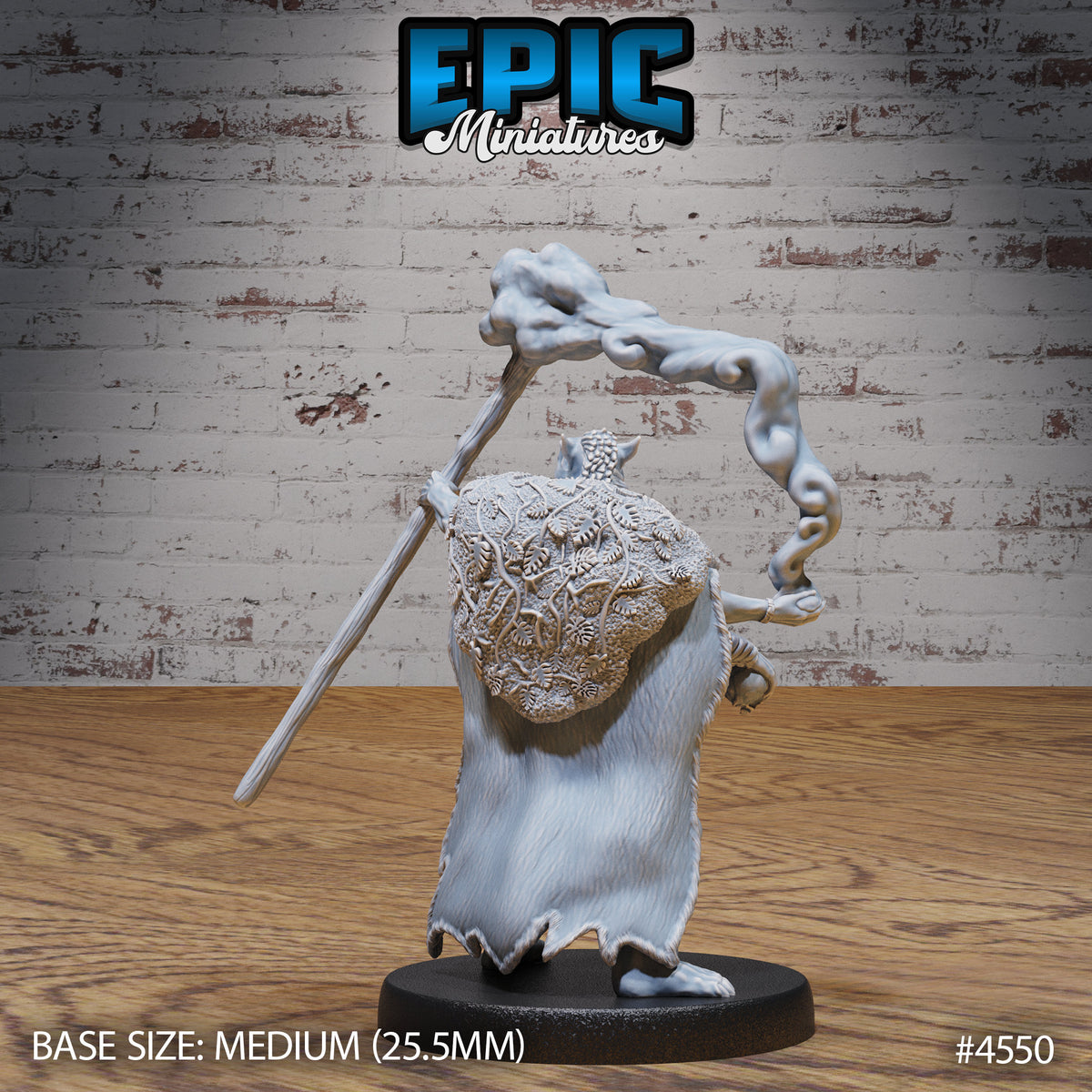 Savanna Troll Option #4550 back DND miniature Safari Tour 16k resin