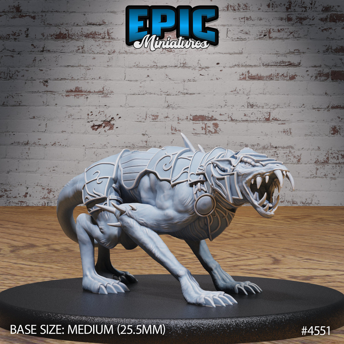 Savanna Troll Option #4551 (2) front DND miniature Safari Tour 16k resin