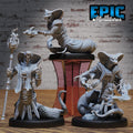 Cobra Folk Set of 3 DND miniatures group photo Serpents Rage