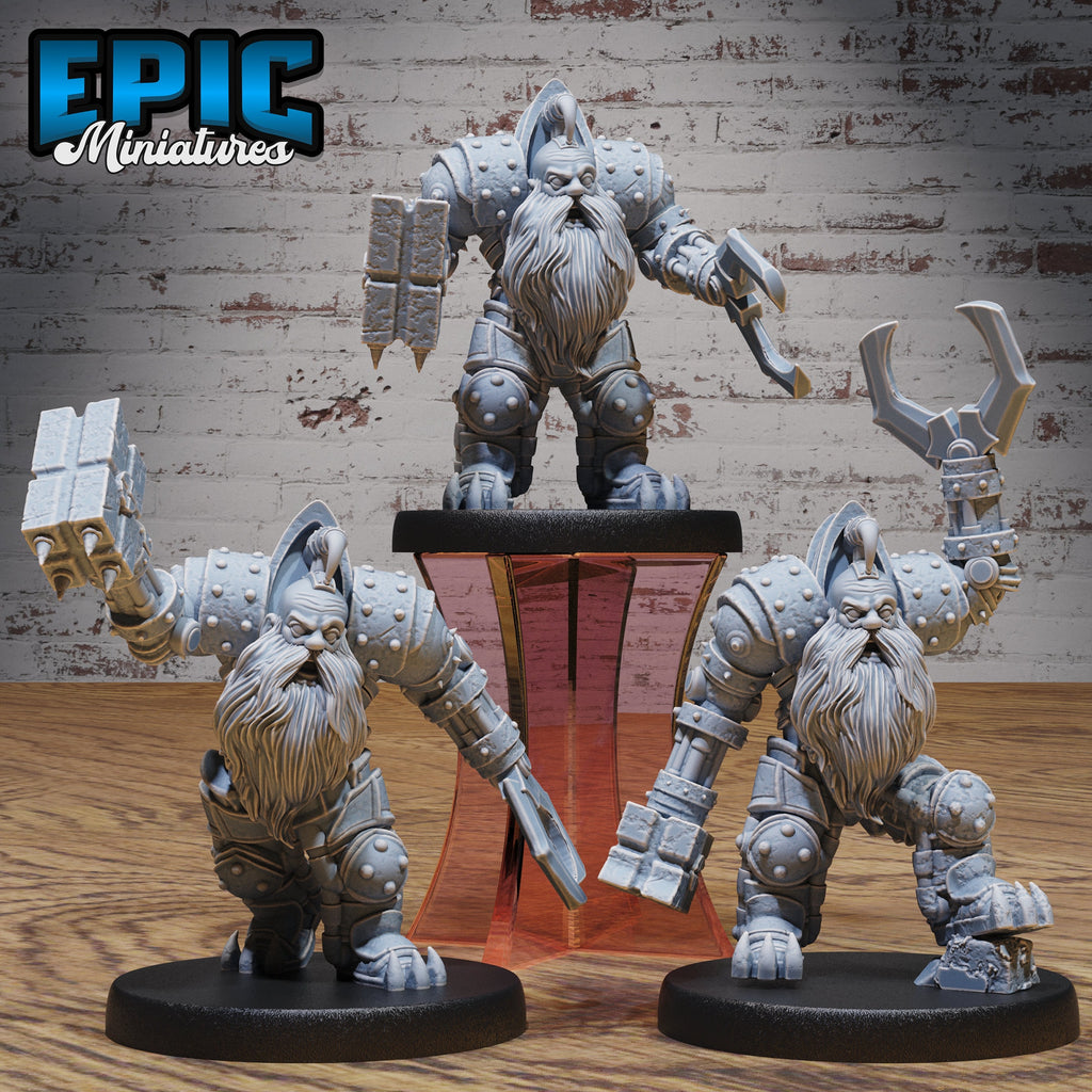 Dark Dwarf Set of 3 DND miniatures group photo Vampire Invasion