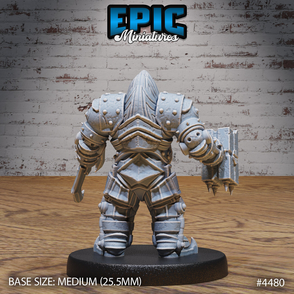 Dark Dwarf Option #4481 front DND miniature Vampire Invasion 16k resin
