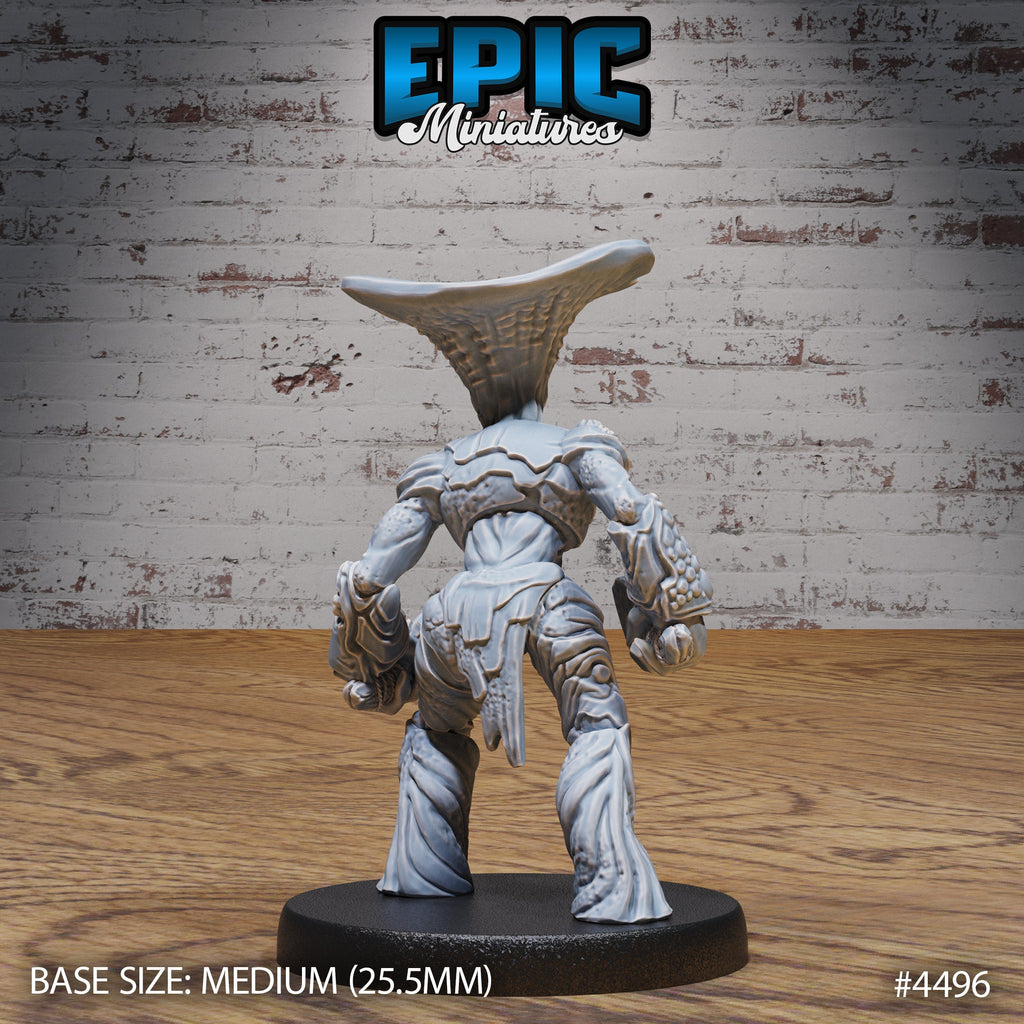 Mushroom Folk 1 large scale front DND miniature Vampire Invasion 16k resin
