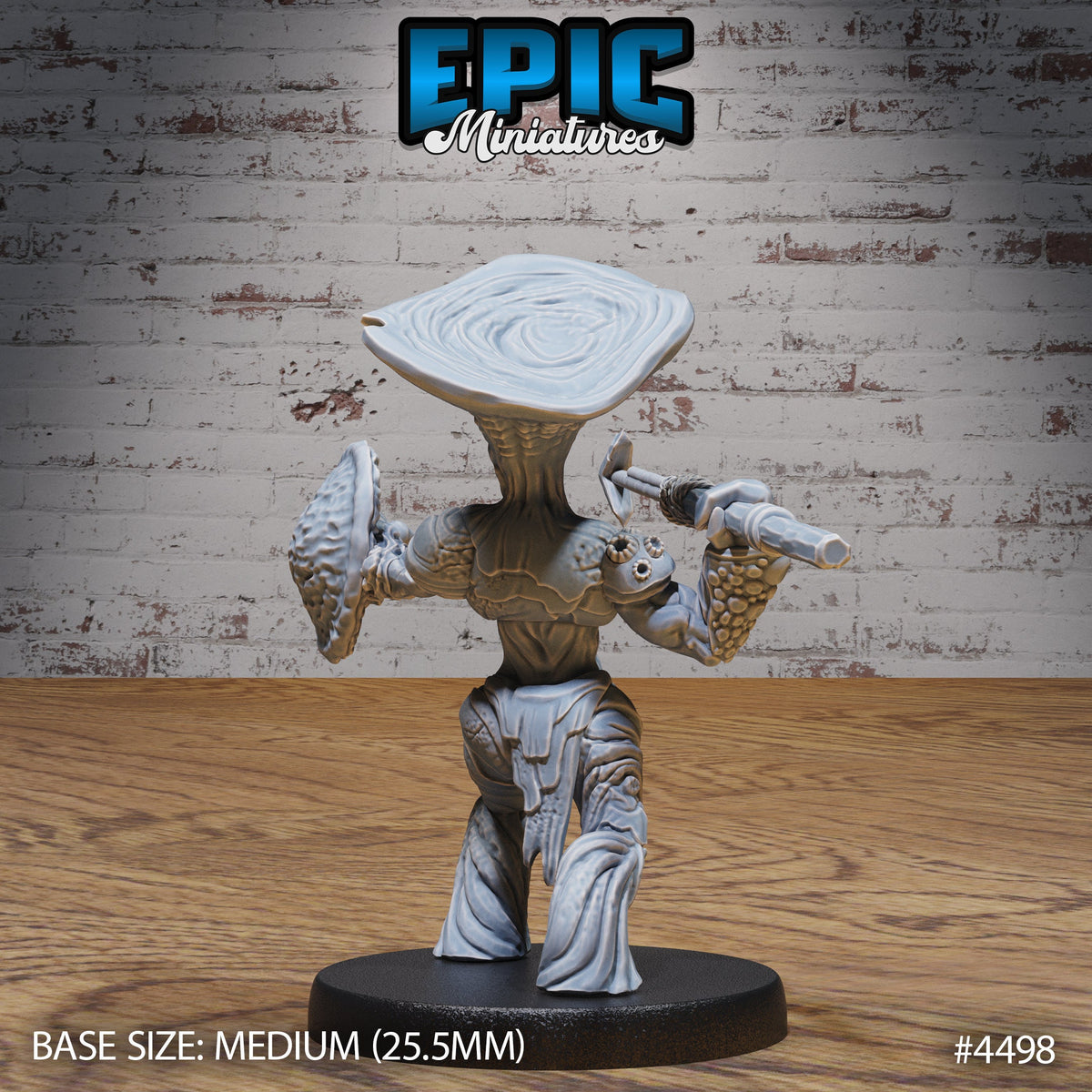 Mushroom Folk Option #4498 front DND miniature Vampire Invasion 16k resin