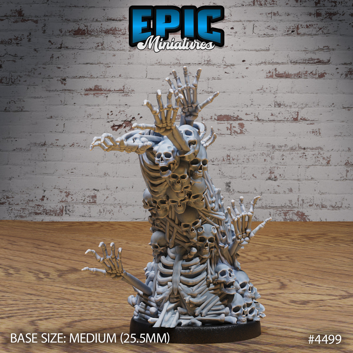 Bone Swarm Option #4499 front DND miniature Serpents Rage 16k resin