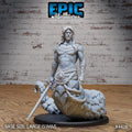 Lamia Prince Option #4429 front DND miniature Serpents Rage 16k resin