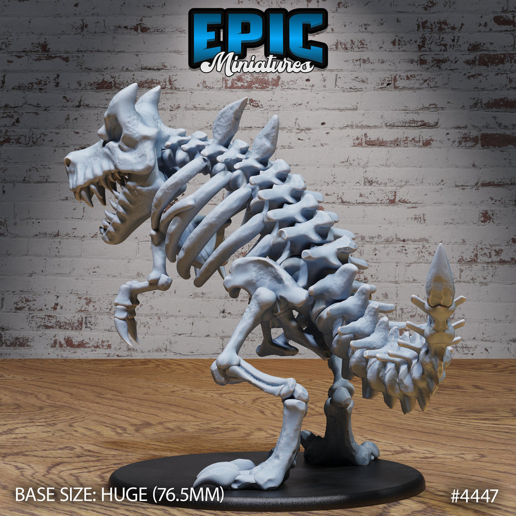 Skeleton T-Rex Mount Option #4447 back DND miniature Safari Tour 16k resin