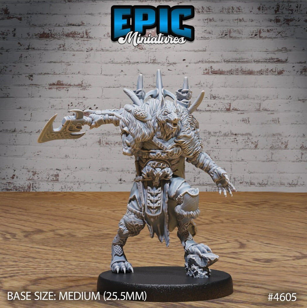 Classic Werewolf Werewolf 4605 front DND miniature Vampire Invasion 16k resin