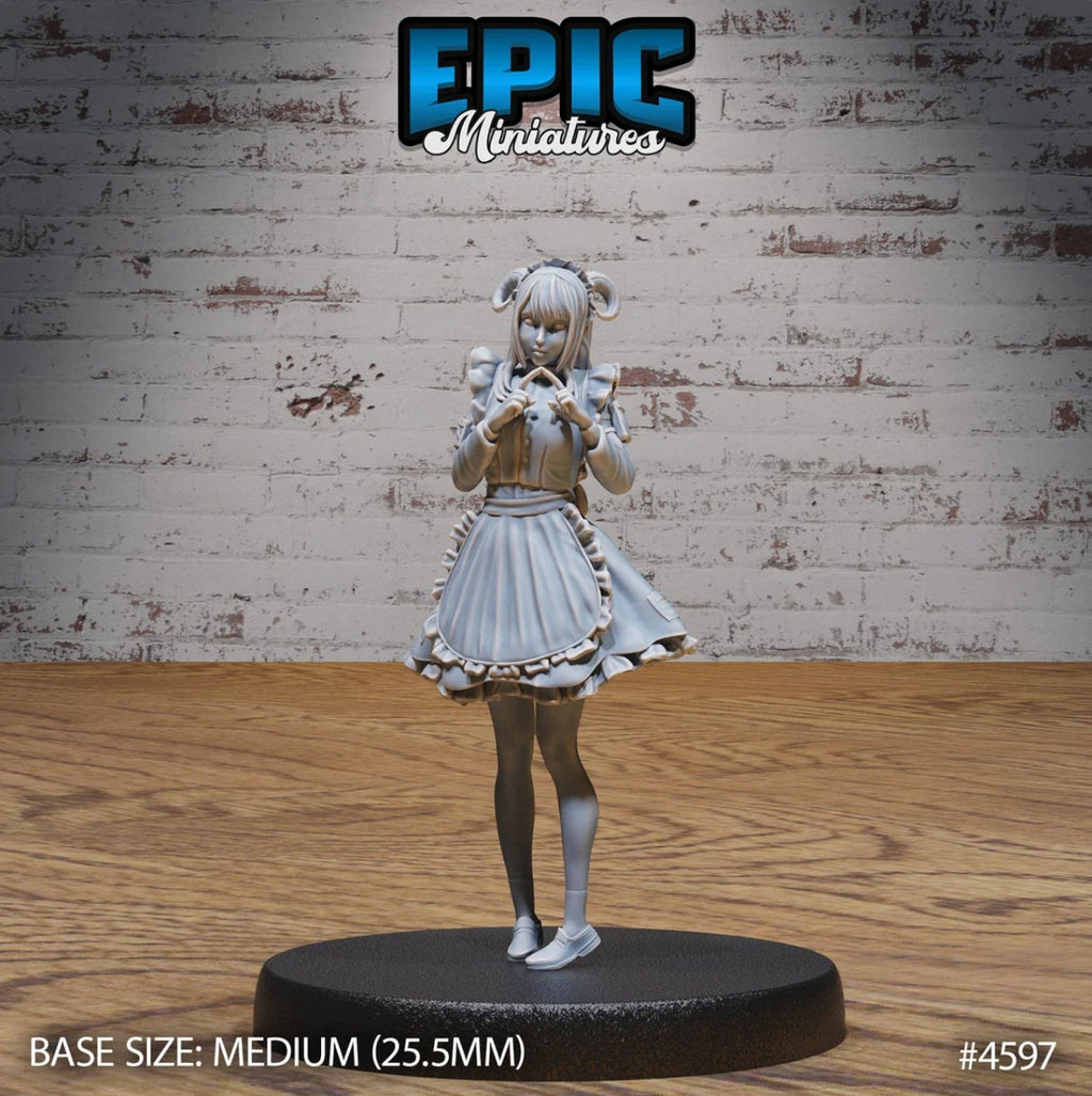 Teifling Maid Teifling Maid 4599 front DND miniature Vampire Invasion 16k resin