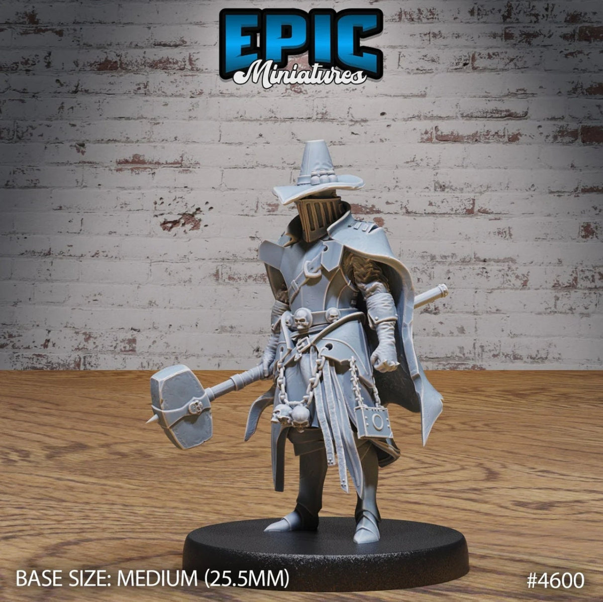 Shadow Hunter Shadow Hunter 4601 front DND miniature Vampire Invasion 16k resin