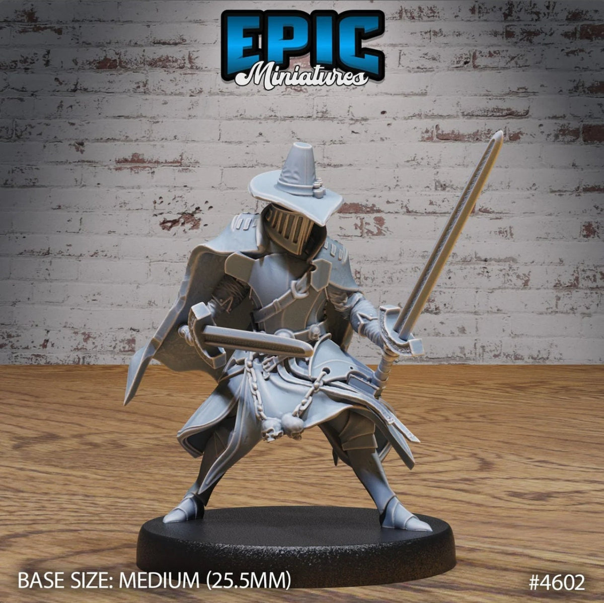 Shadow Hunter Shadow Hunter 4602 front DND miniature Vampire Invasion 16k resin