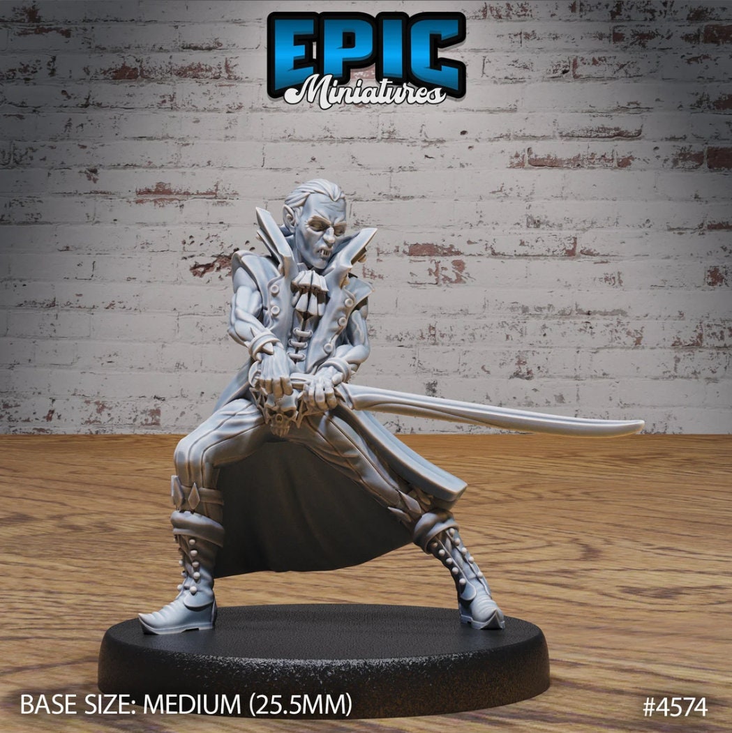 Vampire Army Vampire Army 4577 front DND miniature Vampire Invasion 16k resin