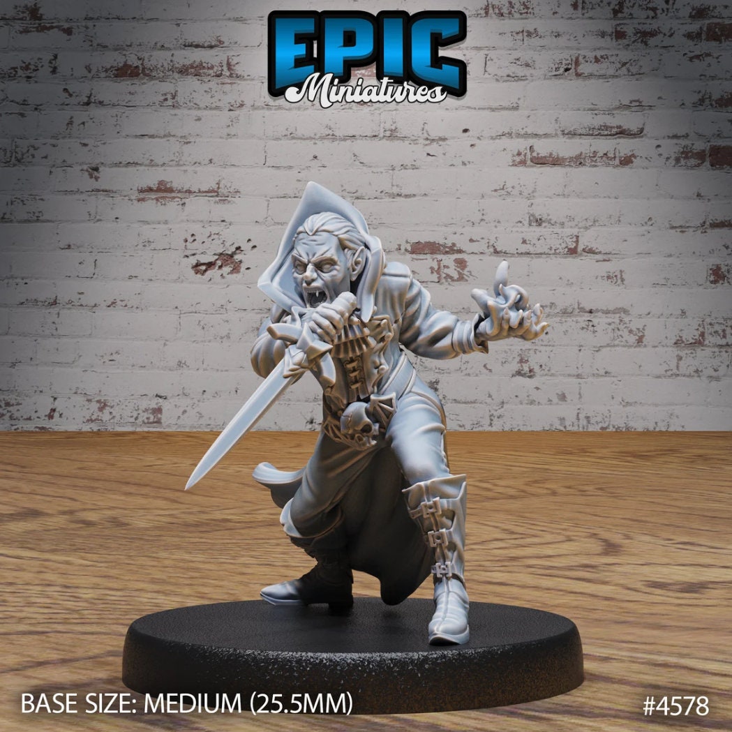 Vampire Army Vampire Army 4579 front DND miniature Vampire Invasion 16k resin