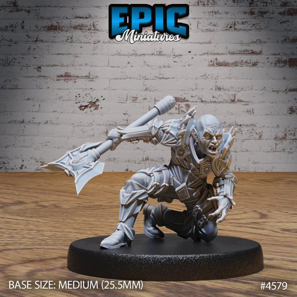Vampire Army 1st Set of 4 front DND miniature Vampire Invasion 16k resin